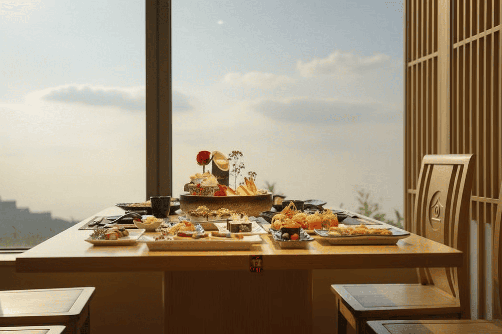 The restaurant prides itself on a wide selection of fresh ingredients with a variety of Japanese traditional dishes